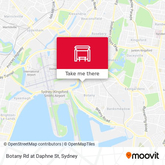 Botany Rd at Daphne St map
