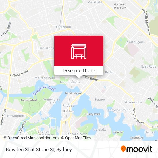 Bowden St at Stone St map