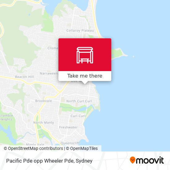 Pacific Pde opp Wheeler Pde map
