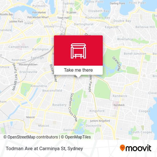 Todman Ave at Carminya St map