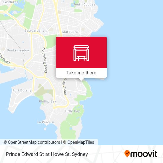 Prince Edward St at Howe St map