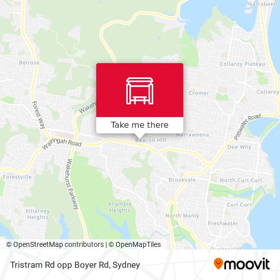 Tristram Rd opp Boyer Rd map