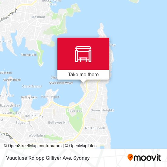 Vaucluse Rd opp Gilliver Ave map