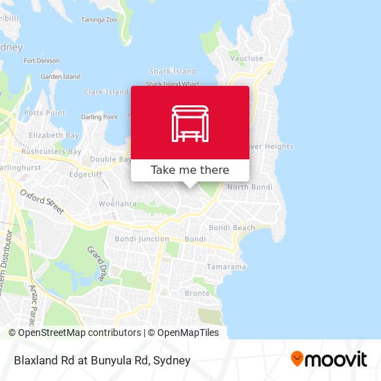 Blaxland Rd at Bunyula Rd map
