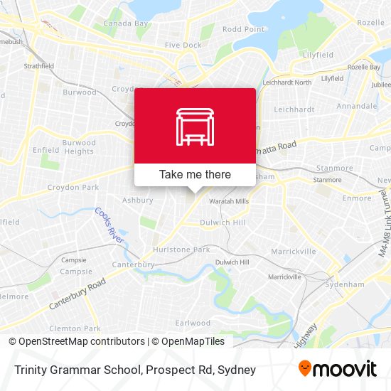 Trinity Grammar School, Prospect Rd map