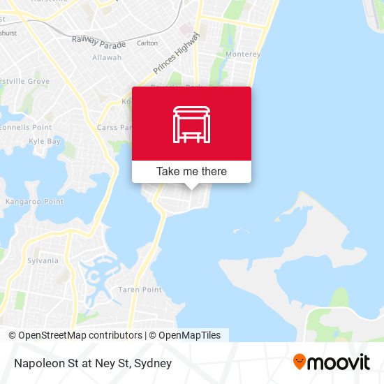 Napoleon St at Ney St map