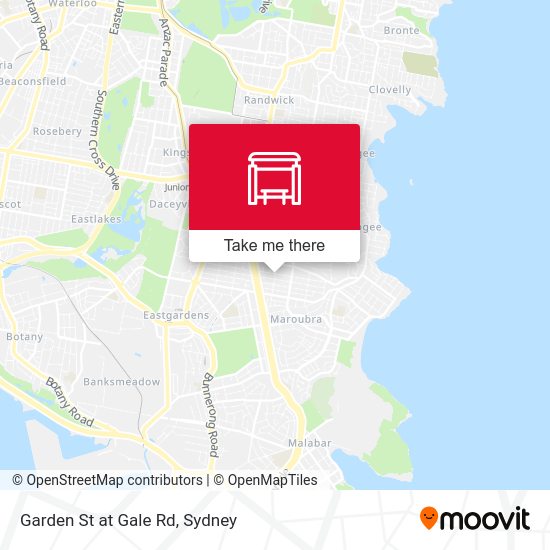 Garden St at Gale Rd map