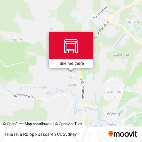 Hue Hue Rd opp Jascaren Cl map