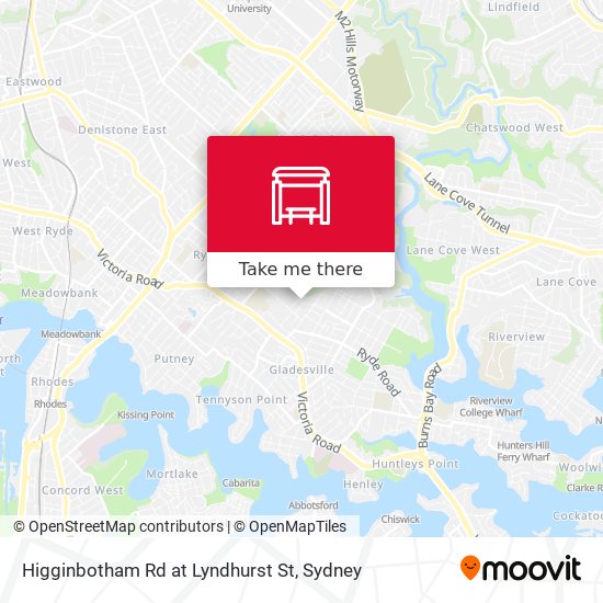 Higginbotham Rd at Lyndhurst St map