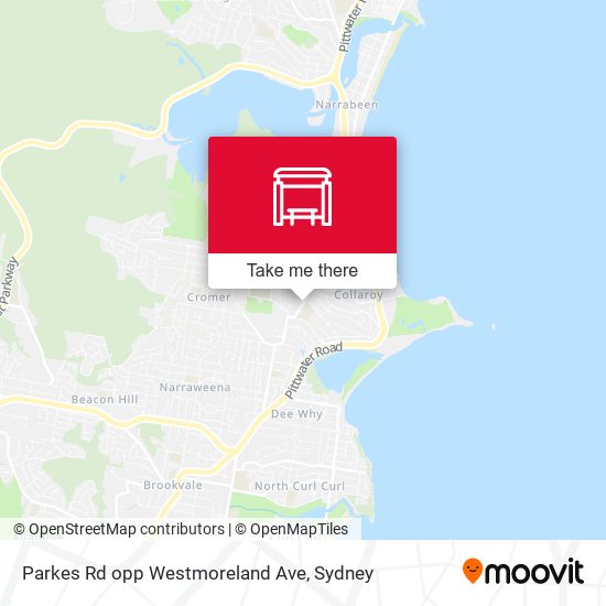 Parkes Rd opp Westmoreland Ave map