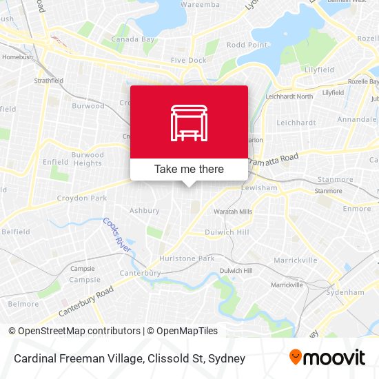 Cardinal Freeman Village, Clissold St map
