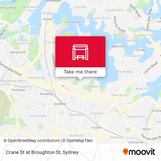 Crane St at Broughton St map
