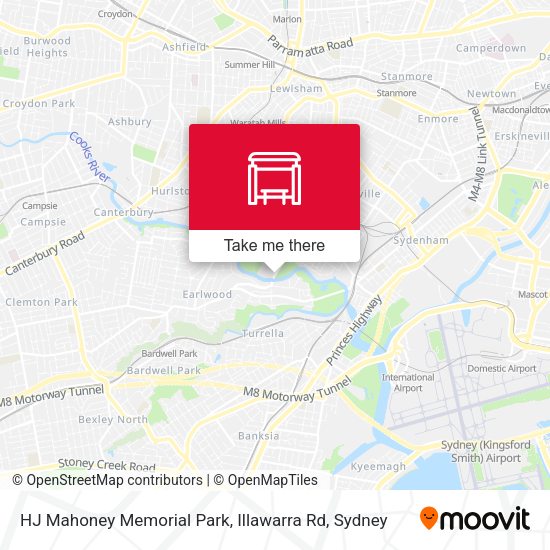 HJ Mahoney Memorial Park, Illawarra Rd map