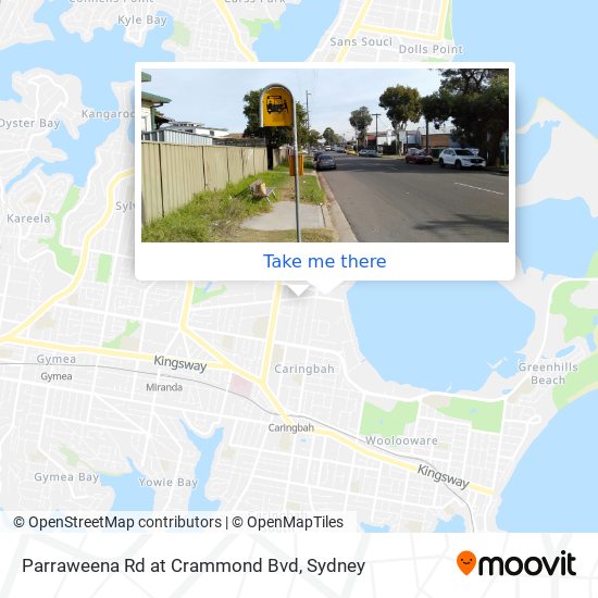 Parraweena Rd at Crammond Bvd map