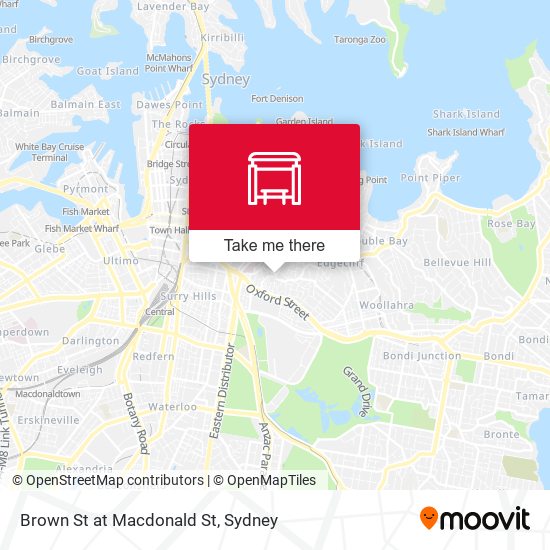 Brown St at Macdonald St map