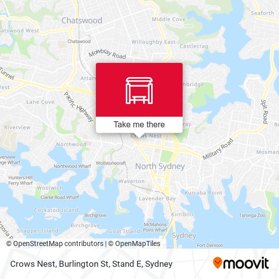 Crows Nest, Burlington St, Stand E map