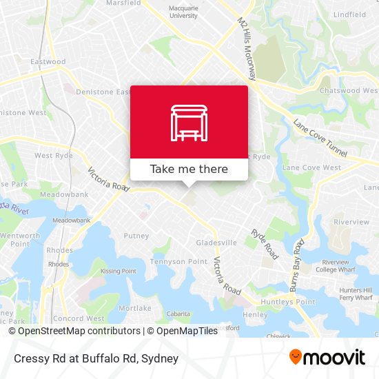 Cressy Rd at Buffalo Rd map