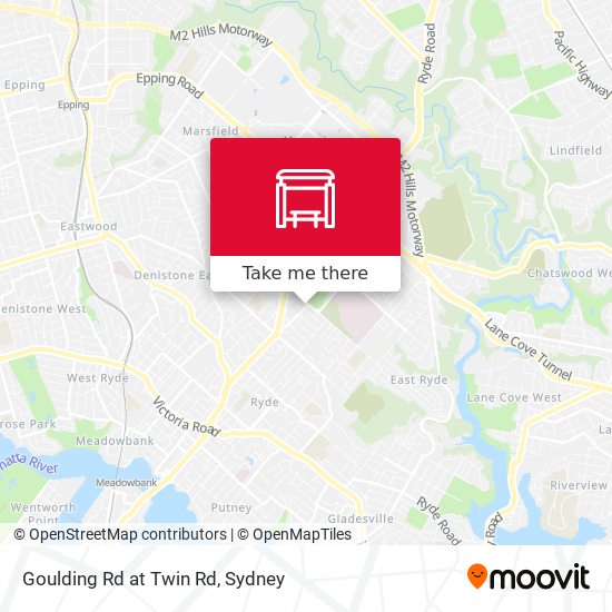 Goulding Rd at Twin Rd map