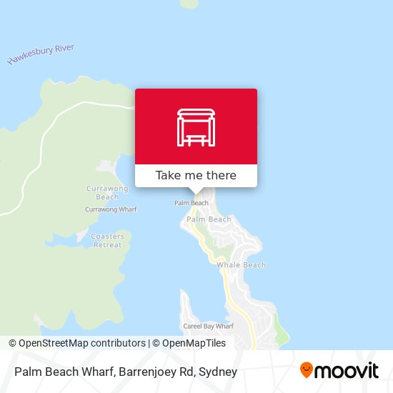 Palm Beach Wharf, Barrenjoey Rd map