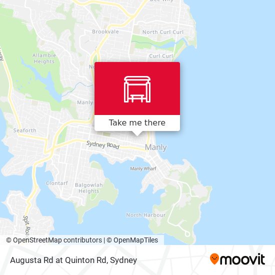 Augusta Rd at Quinton Rd map