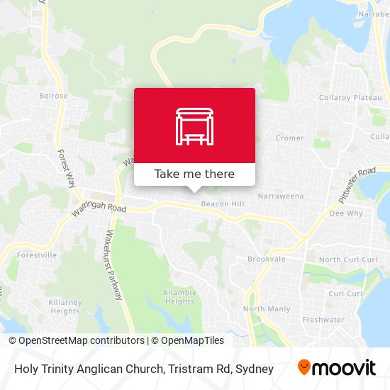 Holy Trinity Anglican Church, Tristram Rd map