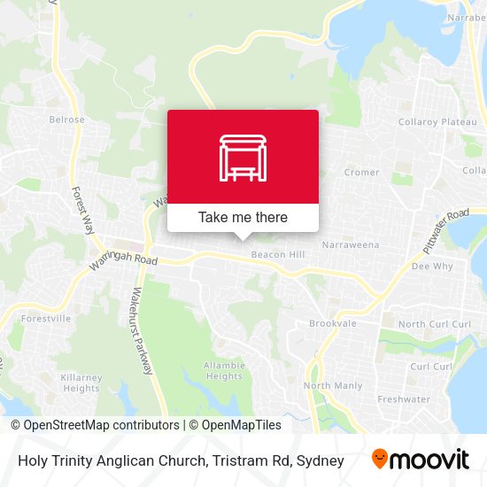 Holy Trinity Anglican Church, Tristram Rd map