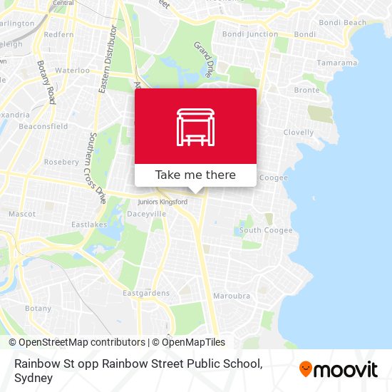 Rainbow St opp Rainbow Street Public School map