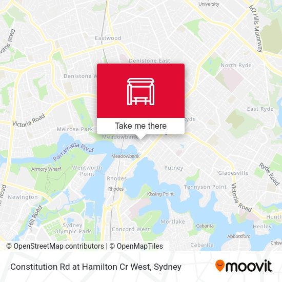 Constitution Rd at Hamilton Cr West map