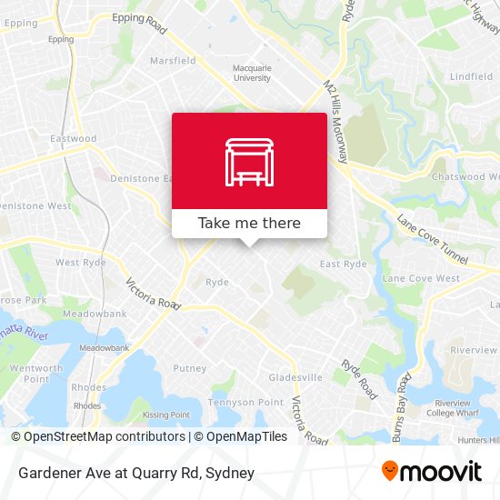 Gardener Ave at Quarry Rd map