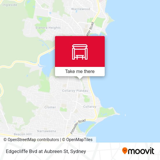 Edgecliffe Bvd at Aubreen St map