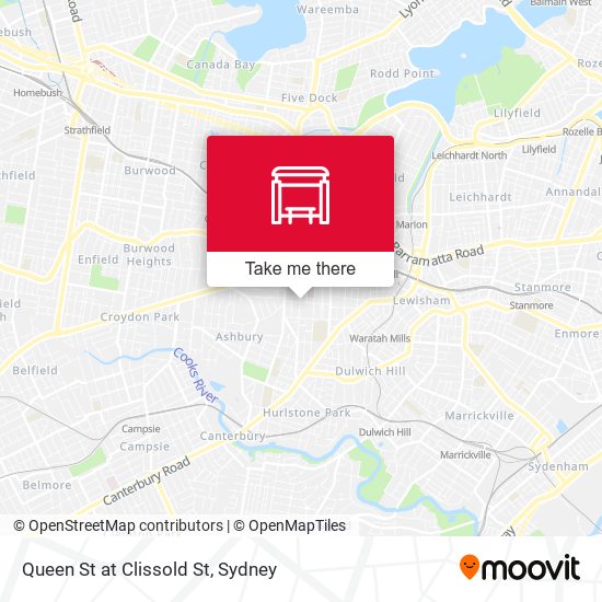 Queen St at Clissold St map