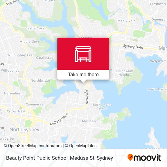 Beauty Point Public School, Medusa St map
