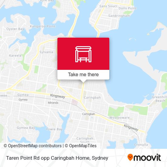 Taren Point Rd opp Caringbah Home map