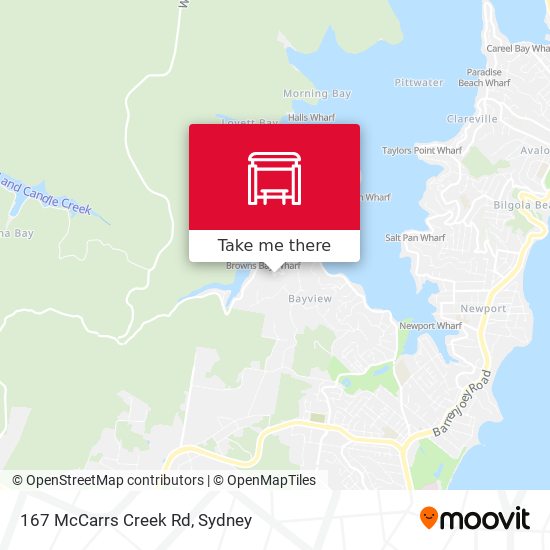 167 McCarrs Creek Rd map