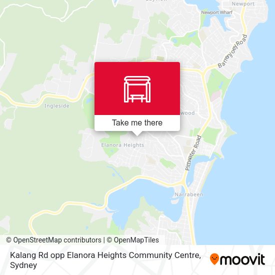 Kalang Rd opp Elanora Heights Community Centre map