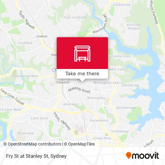Fry St at Stanley St map