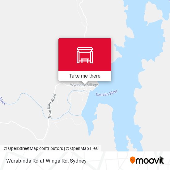Wurabinda Rd at Winga Rd map