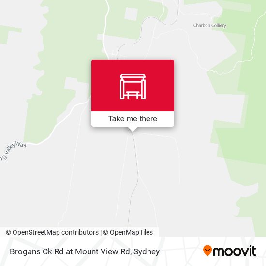 Brogans Ck Rd at Mount View Rd map