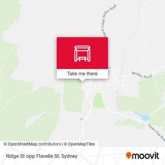 Ridge St opp Flavelle St map