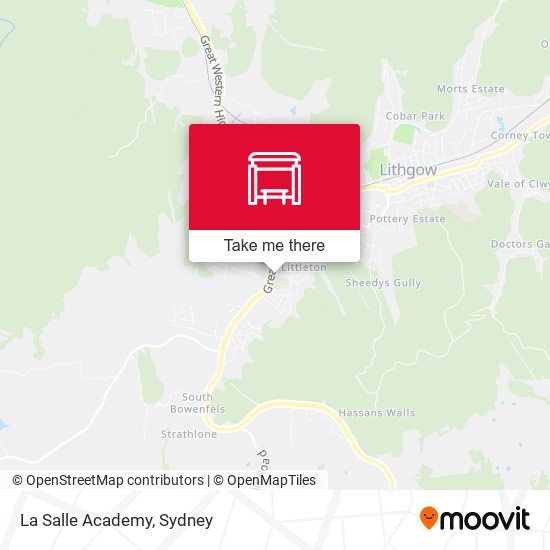 La Salle Academy map
