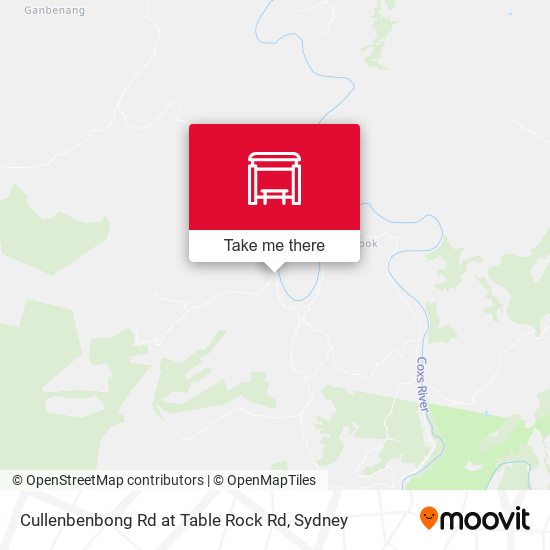 Cullenbenbong Rd at Table Rock Rd map