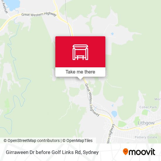 Girraween Dr before Golf Links Rd map