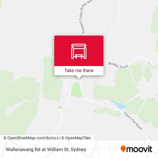 Wallerawang Rd at William St map