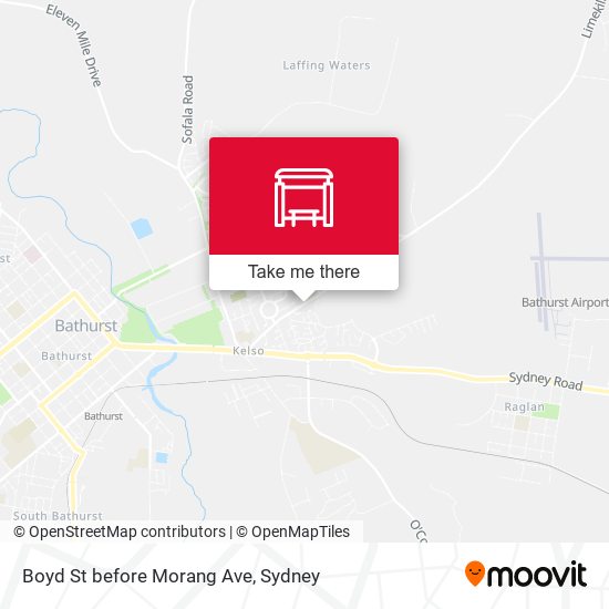 Boyd St before Morang Ave map