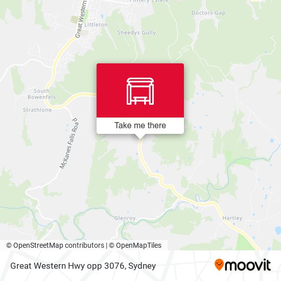 Great  Western Hwy opp 3076 map