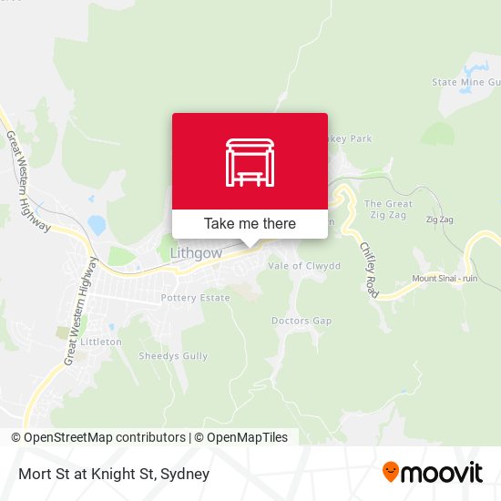 Mort St at Knight St map