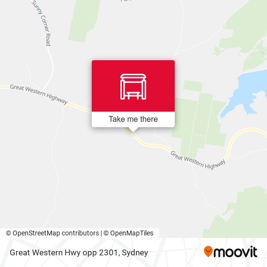 Great Western Hwy opp 2301 map
