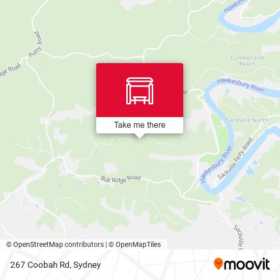 267 Coobah Rd map