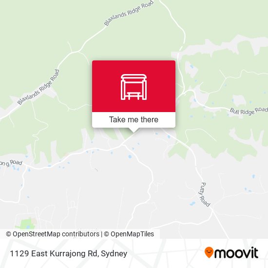 1129 East Kurrajong Rd map