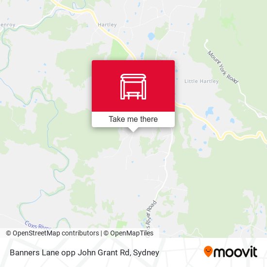 Banners Lane opp John Grant Rd map
